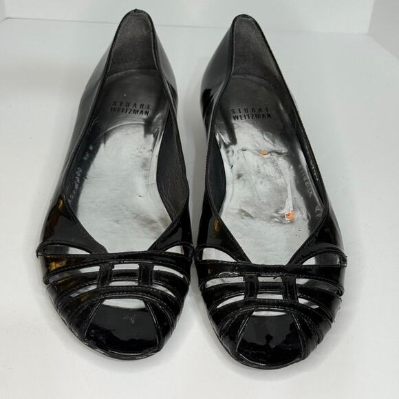 Stuart weitzman black patent leather flats - Picture 4 of 8